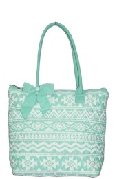 Small Quilted Tote Bag-AMI1515/MINT